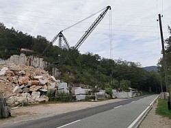 Steinbruch in Arzo