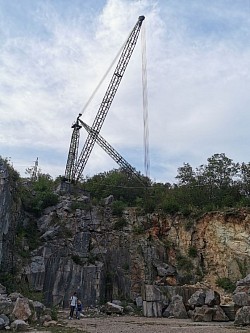 Stillgelegter Kran