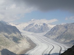 Aletschgletscher Blickrichtung Jungfraujoch